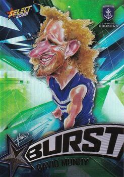 2022 Select AFL Footy Stars - Starburst Caricature - Shatter #SP22 David Mundy Front